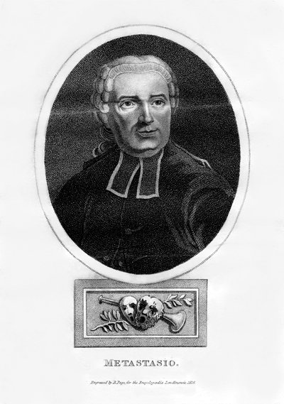 Metastasio, Italian poet, 1816 by R. Page