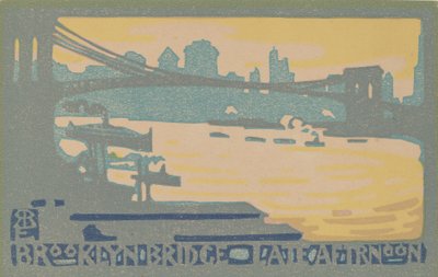 Brooklyn Bridge Late Afternoon by Rachael Robinson Elmer