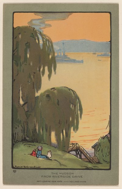 The Hudson from Riverside Drive by Rachael Robinson Elmer