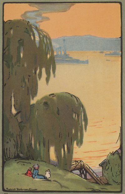 The Hudson from Riverside Drive by Rachael Robinson Elmer