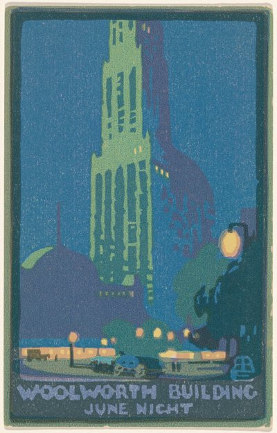 Woolworth Building June Night by Rachael Robinson Elmer