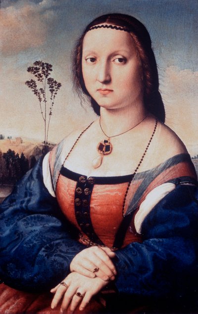 Portrait of Maddalena Doni, 1506 by Raffaello Sanzio Raphael