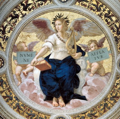 The Poetry. Stanza della Segnatura, 1508 by Raffaello Sanzio Raphael