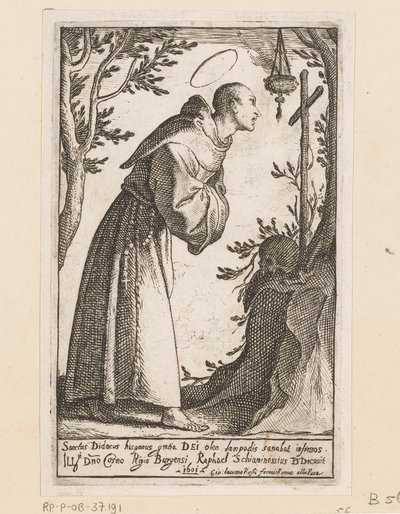 Saint Didacus of Alcalá by Raffaello Schiaminossi