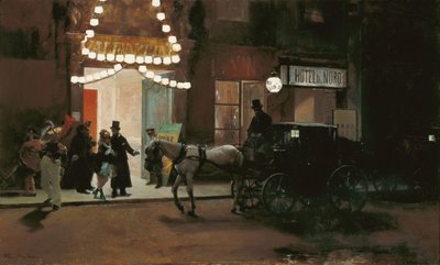 Leaving the Masqued Ball by Raimundo de Madrazo y Garreta