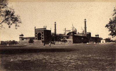 Jama Masjid Mosque, Delhi, 1886 by Raja Deen Dayal
