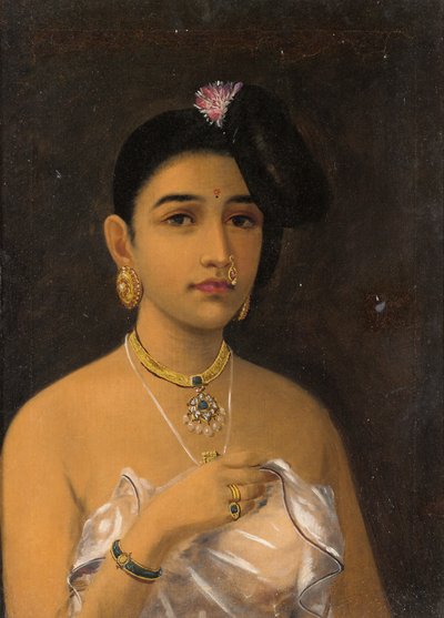 Maliyali Beauty by Raja Ravi Varma