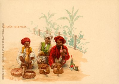 Snake Charmer, 1899 by Raja Ravi Varma