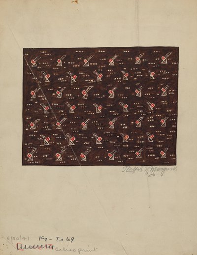Calico Print by Ralph N. Morgan