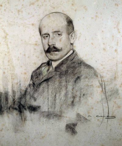 Zuloaga, Ignacio by Ramon Casas i Carbo