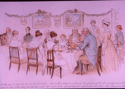 Christmas Dinner by Randolph Caldecott