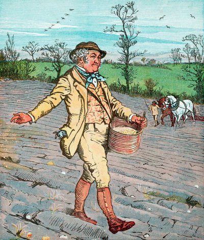 Farmer Sowing Seed Broadcast by Randolph Caldecott