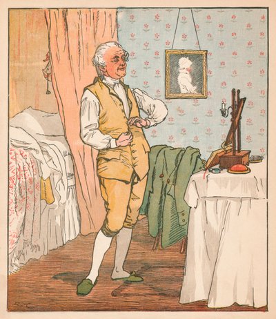 The Good Man of Islington Dressing by Randolph Caldecott