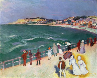 A Promenade on the Jetty by Raoul Dufy