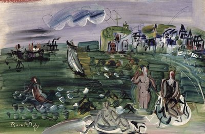 Bathers in Sainte-Adresse by Raoul Dufy