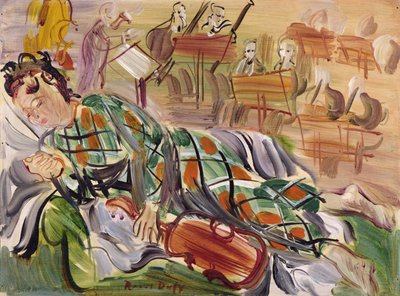 Berthe as a Harlequin by Raoul Dufy
