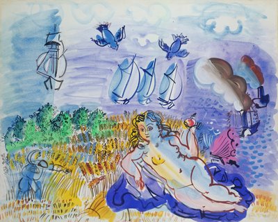 Ceres by the Sea by Raoul Dufy