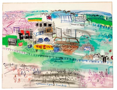 Epsom Racecourse by Raoul Dufy