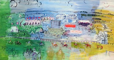 Epsom Races, c.1934 by Raoul Dufy