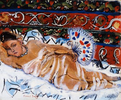 Hindu with a Fan by Raoul Dufy