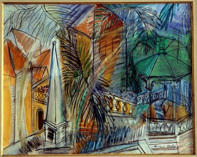 Public Garden in Hyeres by Raoul Dufy