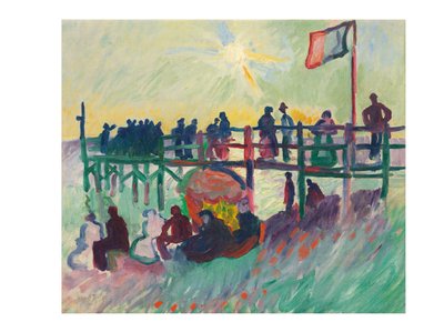 The Jetty at Le Havre, c.1905-06 by Raoul Dufy