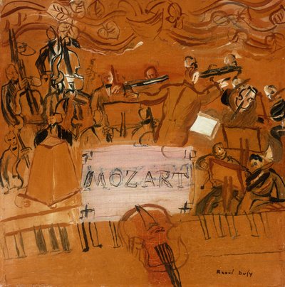 The Orchestra with the Score by Raoul Dufy