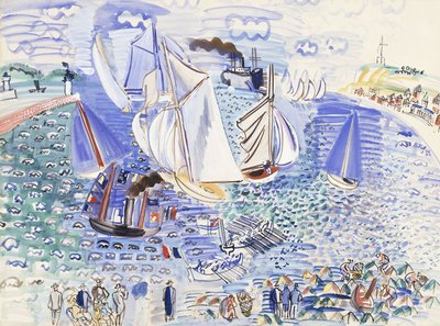 The Visit of the English Squadron to Le Havre by Raoul Dufy