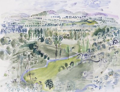 Landscape of Auvergne by Raoul Dufy