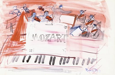 Mozart by Raoul Dufy