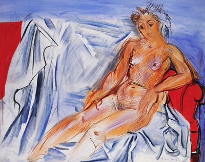 Naked on the Sofa by Raoul Dufy