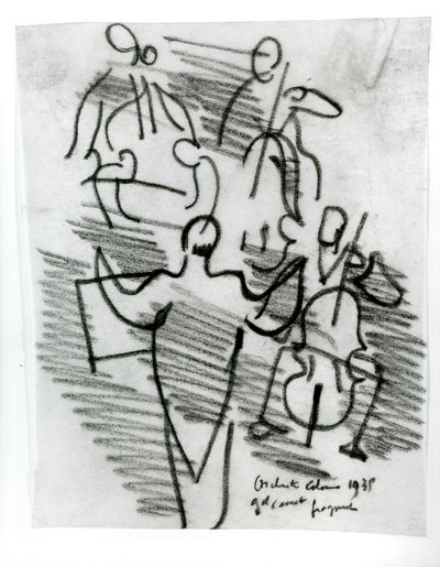 Colonne Orchestra by Raoul Dufy