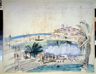Railway to Antibes by Raoul Dufy