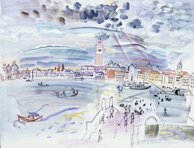 Riva degli Schiavoni, Venice by Raoul Dufy