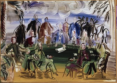 Scientists Around a Table by Raoul Dufy