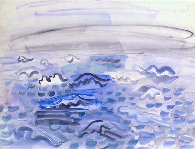 Study of Waves by Raoul Dufy