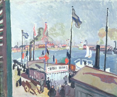 The Port at Le Havre by Raoul Dufy