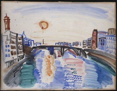 The River Arno, Florence by Raoul Dufy