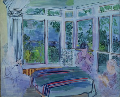 The Veranda at Villerville by Raoul Dufy