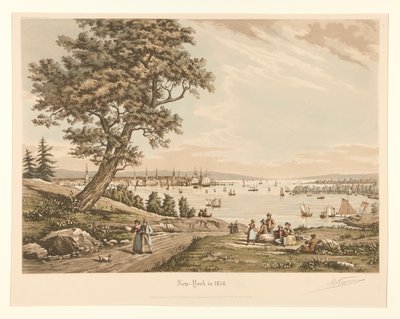 New York in 1834 by Raoul Varin