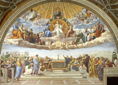 Disputa, from the Stanza della Segnatura by Raphael