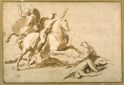 Study for a battle scene by Raphael