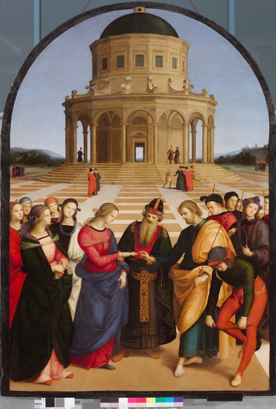 Marriage of the Virgin, 1504 by Raphael
