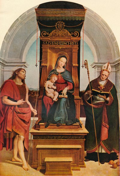 The Ansidei Madonna by Raffaello Sanzio Raphael
