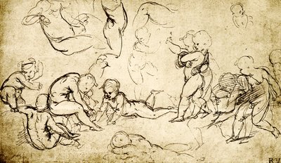The Cupids of Philostratus by Raffaello Sanzio Raphael