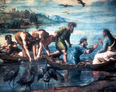 The Miraculous Draught of Fishes, 1515 by Raphael