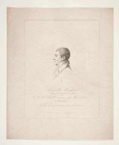 Raphael Morghen (Self-Portrait) by Raphael Morghen