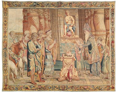Mythological tapestry, Paris by Raphael de la Planche