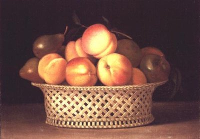 Bowl of Peaches by Raphaelle Peale