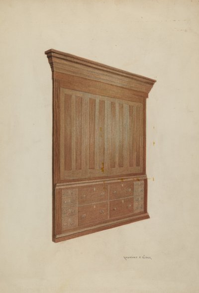 Cabinet by Raymond E. Noble